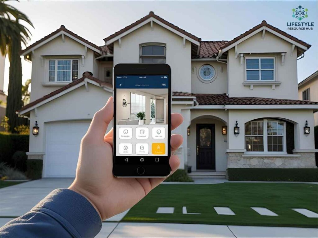 Los Angeles homeowner using mobile app to monitor security system