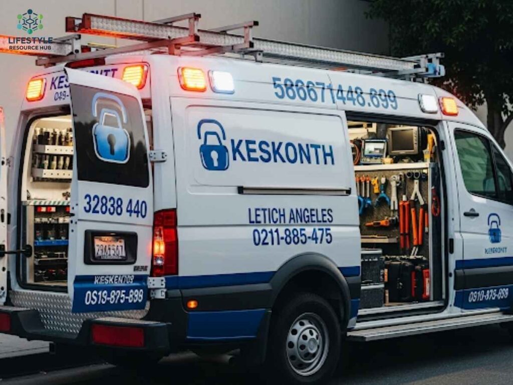 Professional locksmith van ready for emergency service in Los Angeles