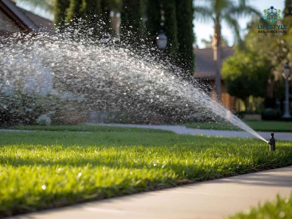 Professional winterization of residential lawn sprinklers in Los Angeles area